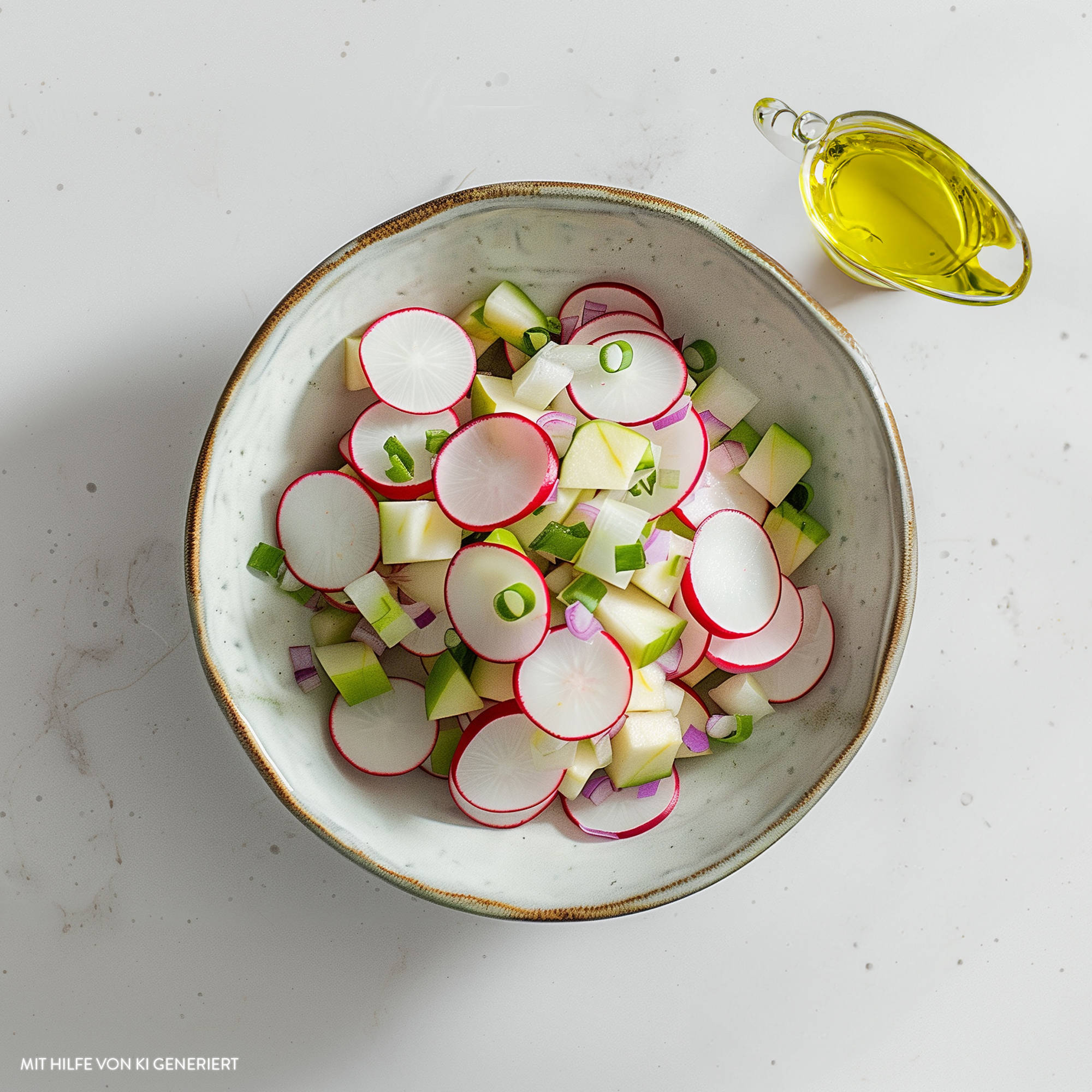 Radieschensalat mit Apfel