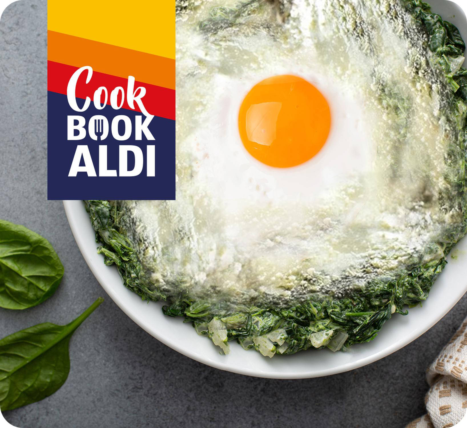 Uova al gratin con spinaci