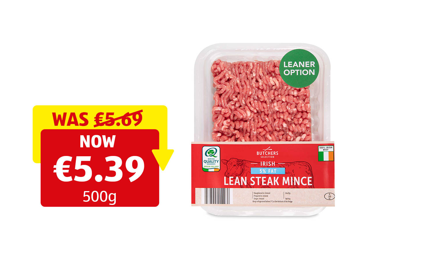 Image of Irish 5% Fat Beef Steak Mince