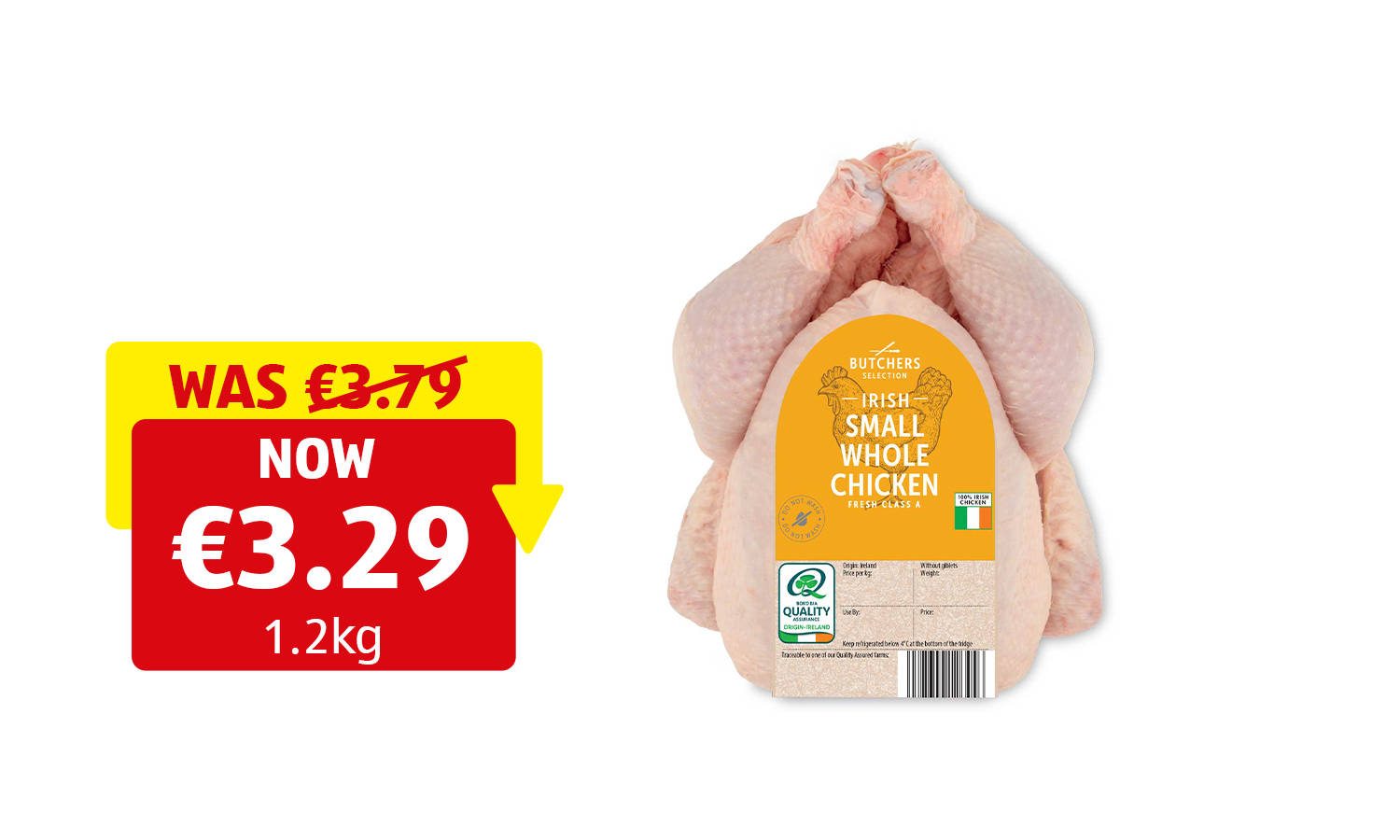 Image of Whole Irish Chicken 1.2Kg 