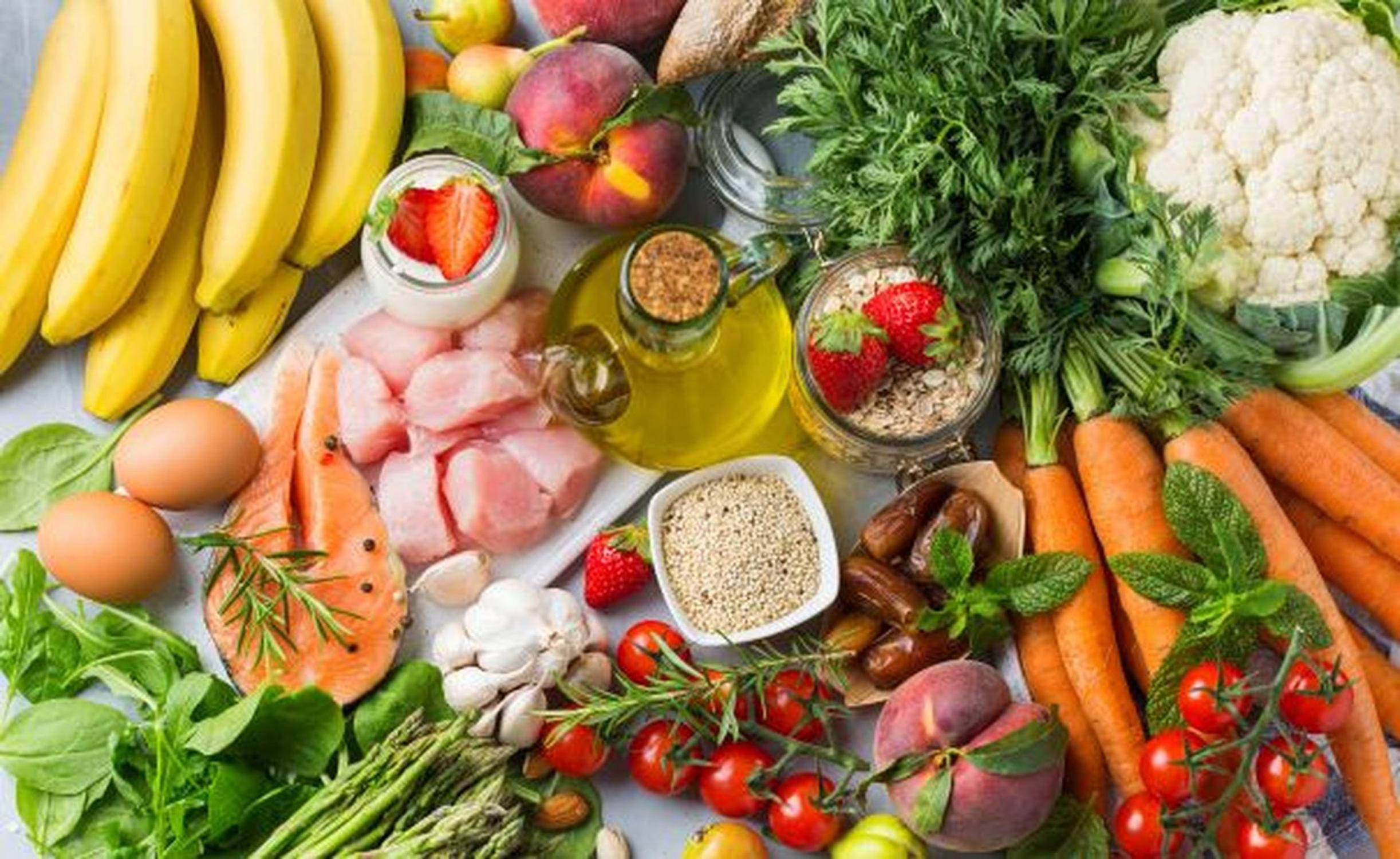 Različna zdrava hrana