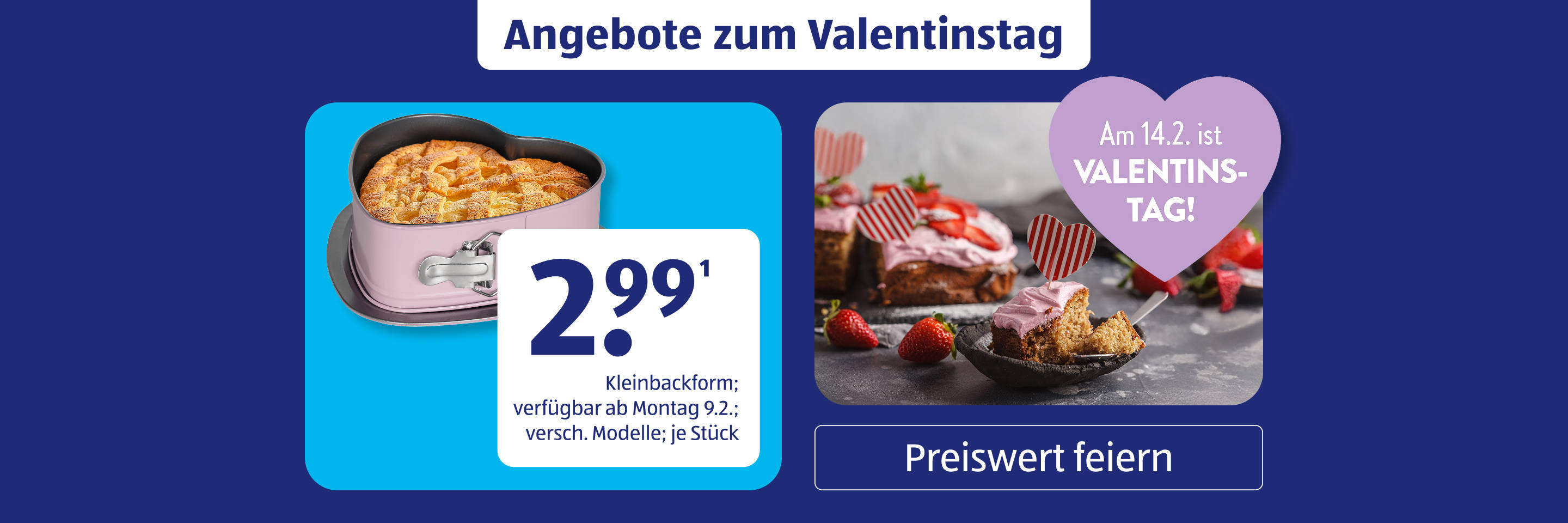 Erdbeerkuchenstück mit rosa Glasur und Herz-Dekoration.