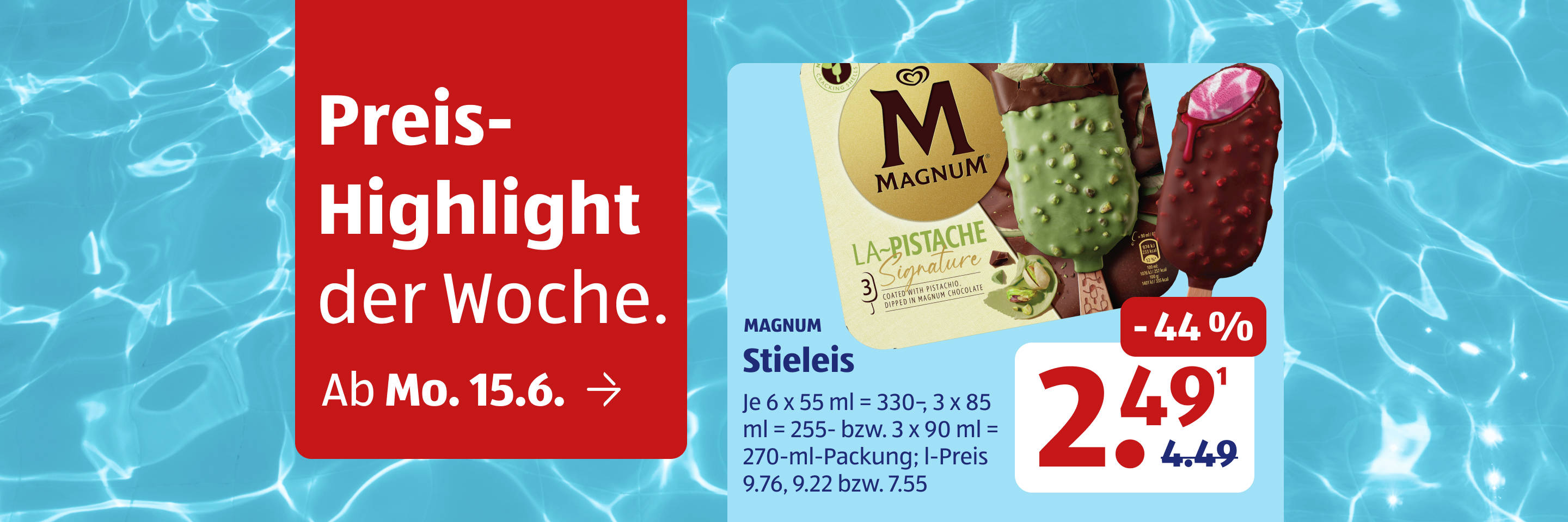 Eiscreme‑Preis‑Highlight.