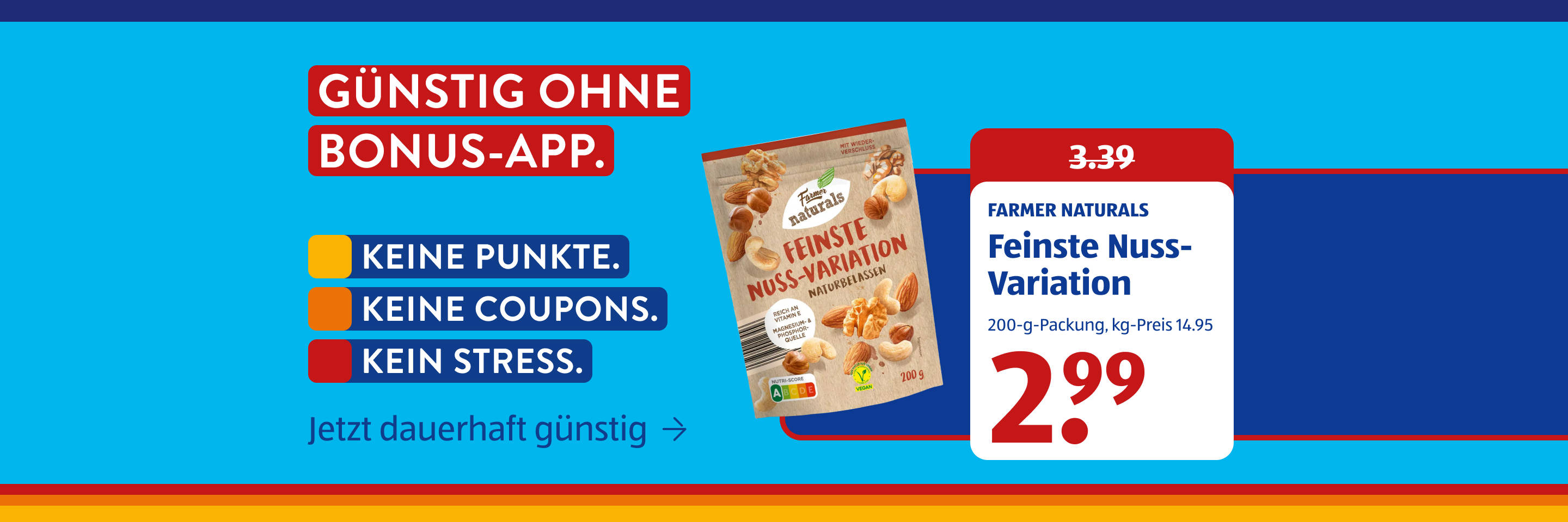 Farmer Naturals Feinste Nuss-Variation im Angebot.