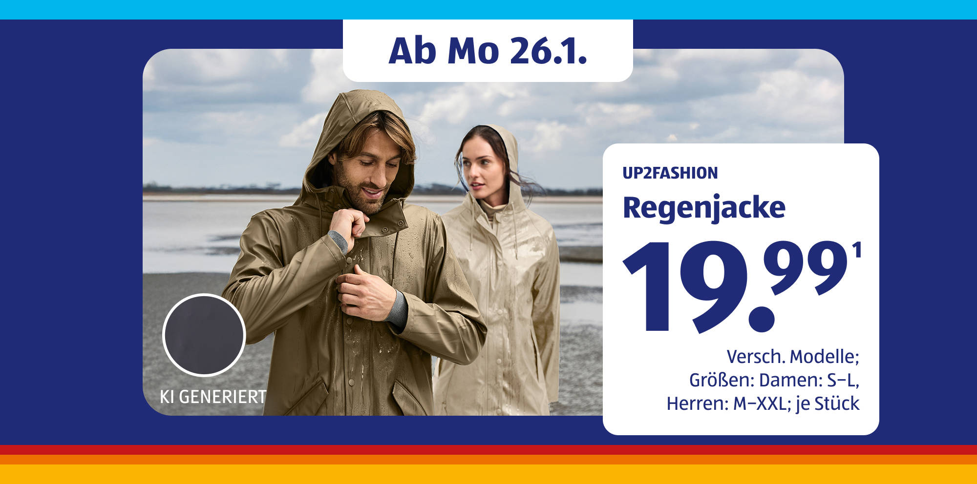 Wasserdichte Jacken im Angebot ab dem 26.1.