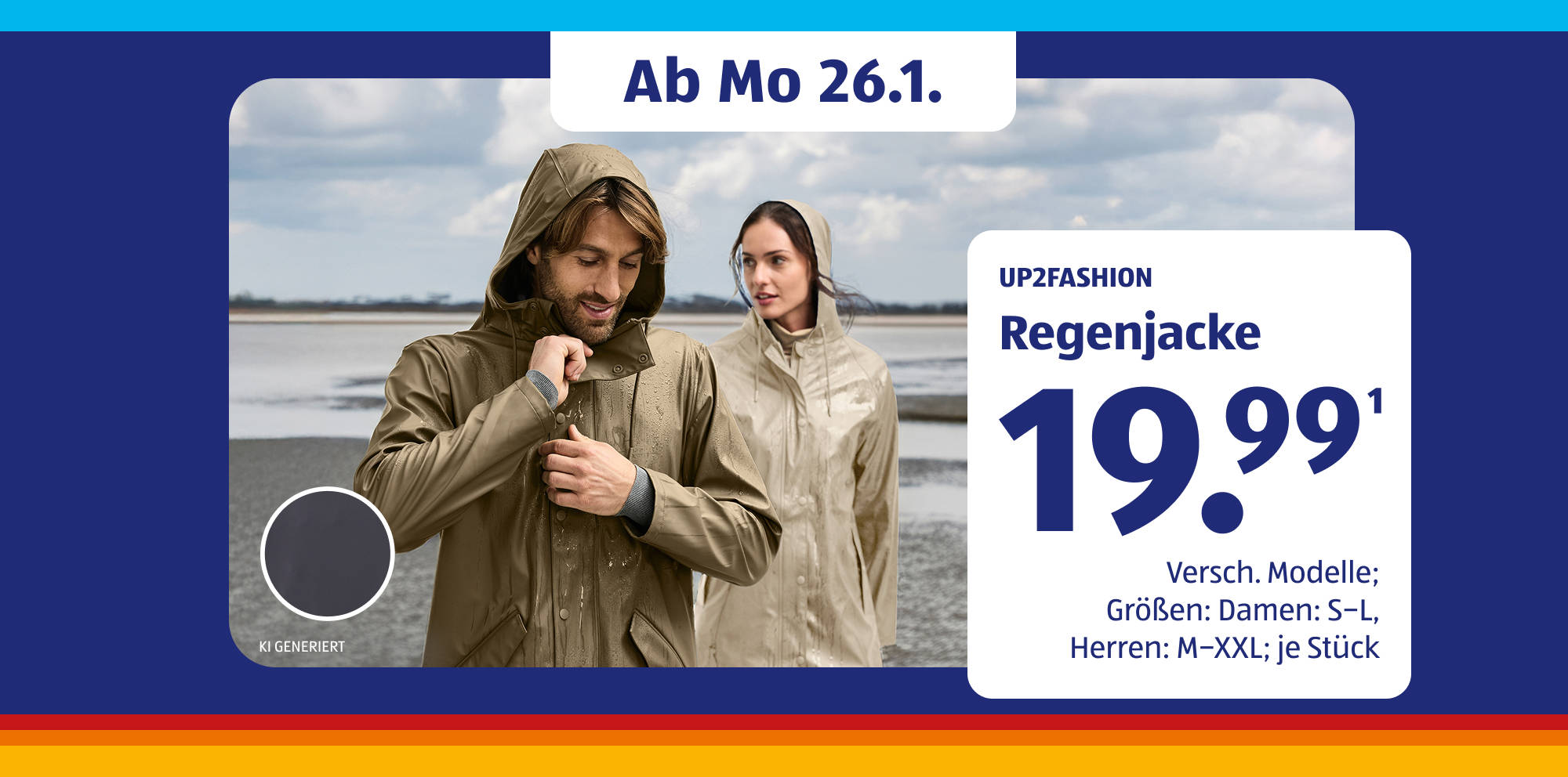 Wasserdichte Jacken im Angebot ab dem 26.1.