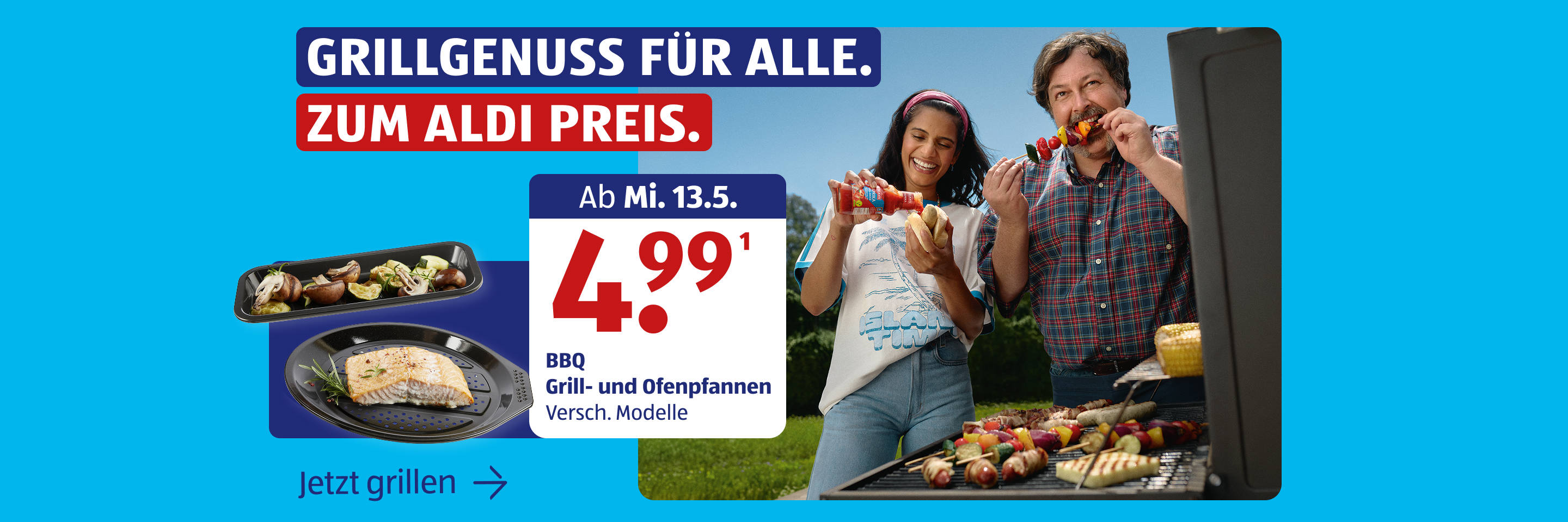 Grill im Freien.