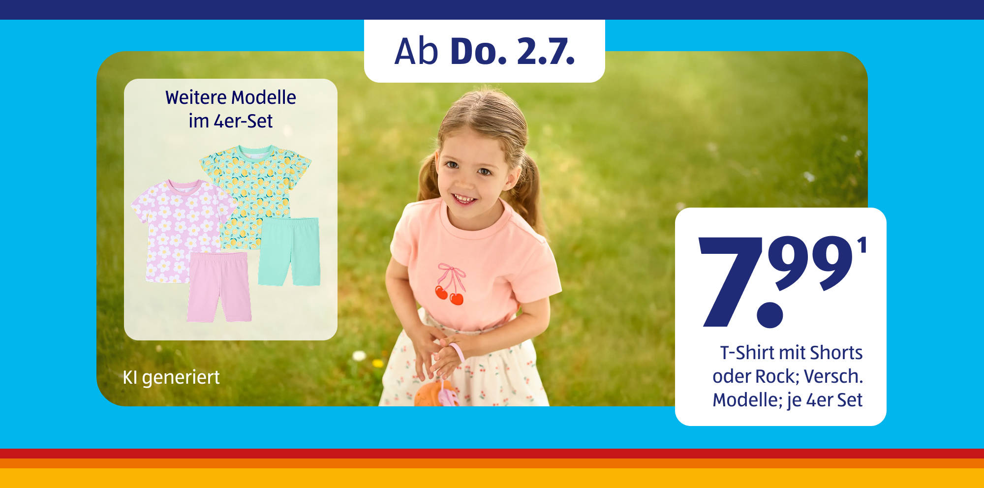 Kinder T-Shirt Angebot ab Donnerstag, 2.7.