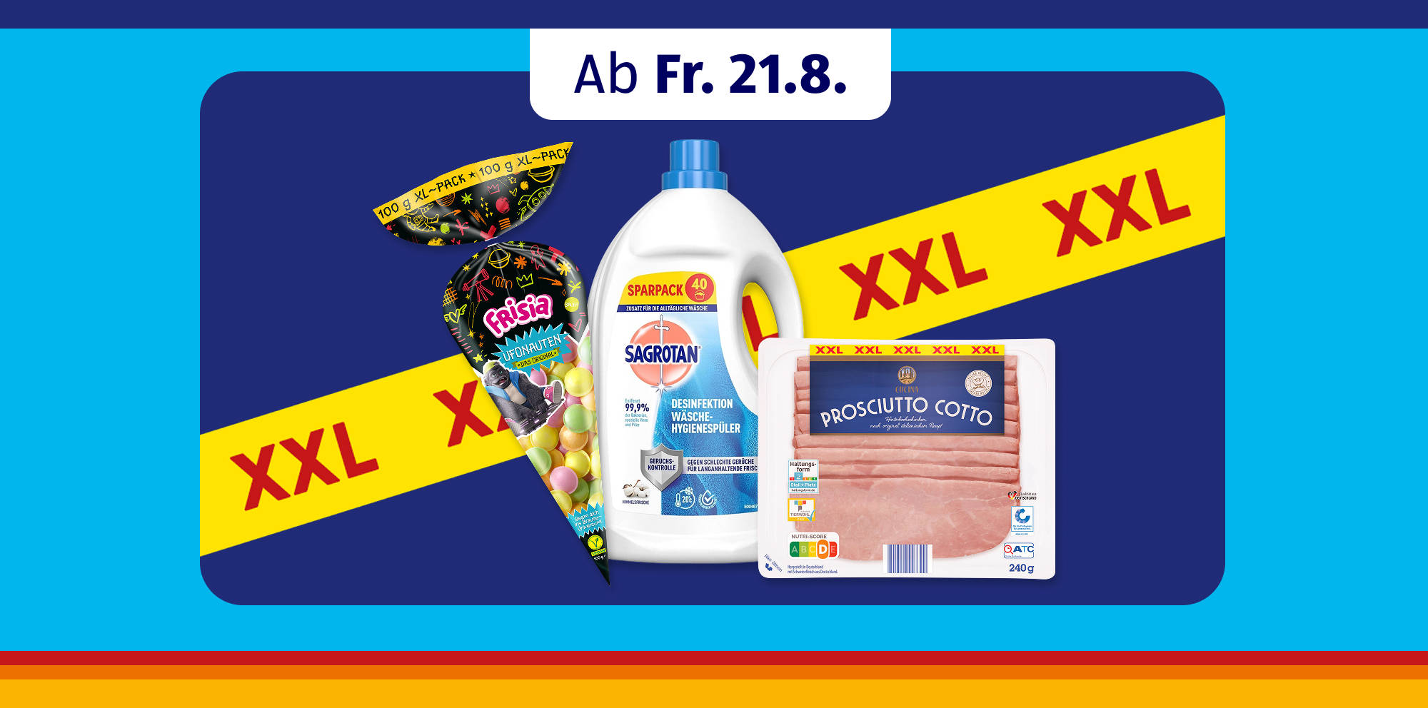 XXL-Lebensmittelaktion.