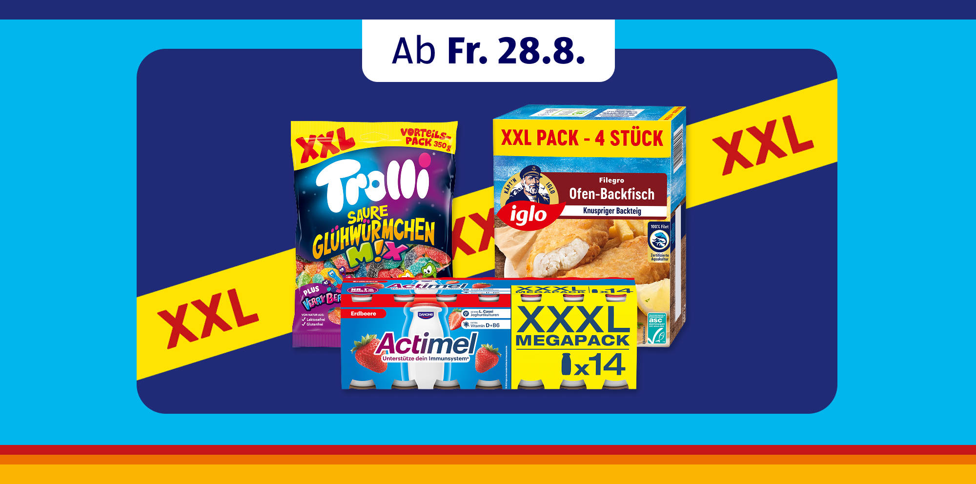 XXL-Lebensmittelaktion.