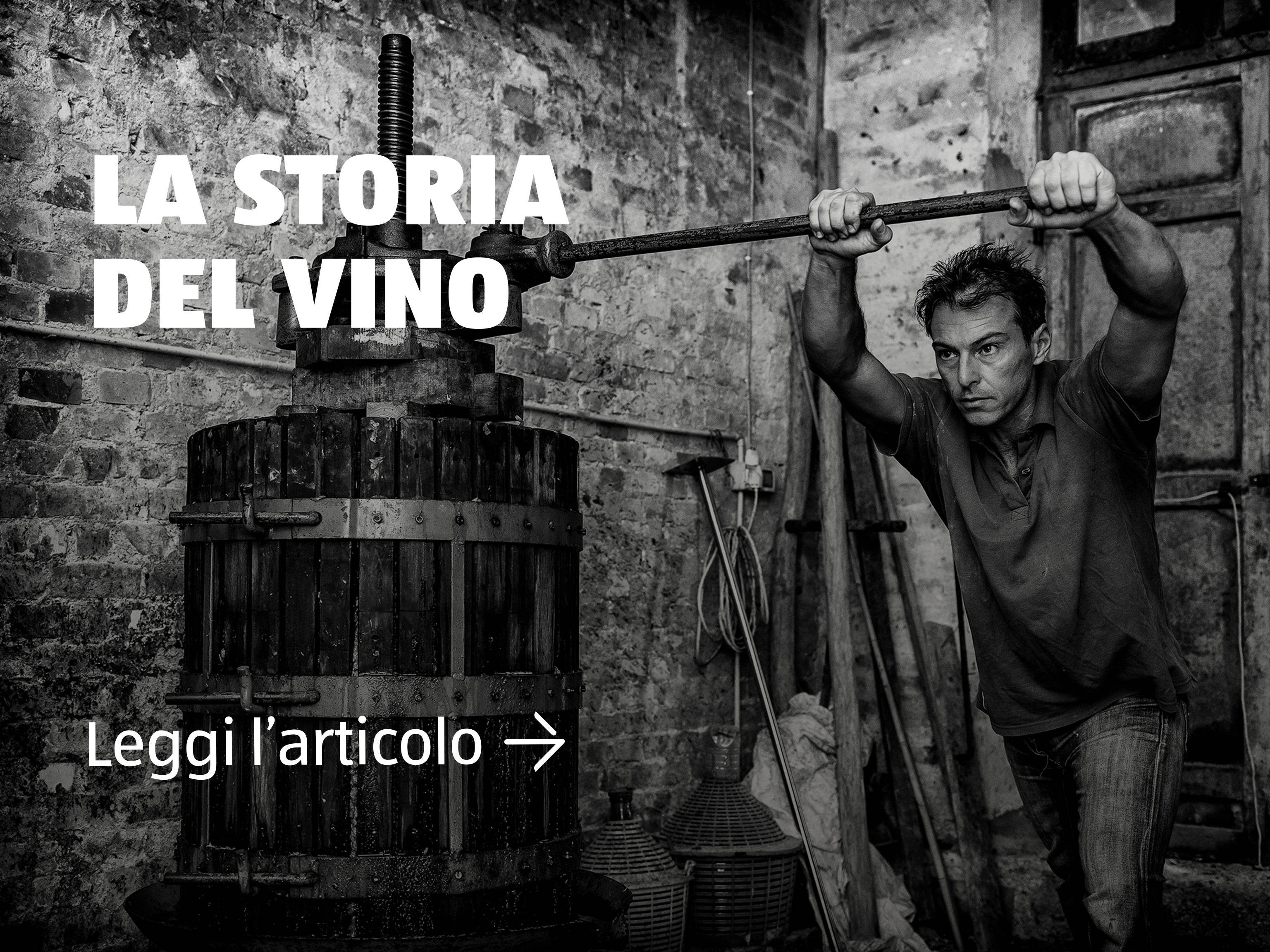 La storia del vino