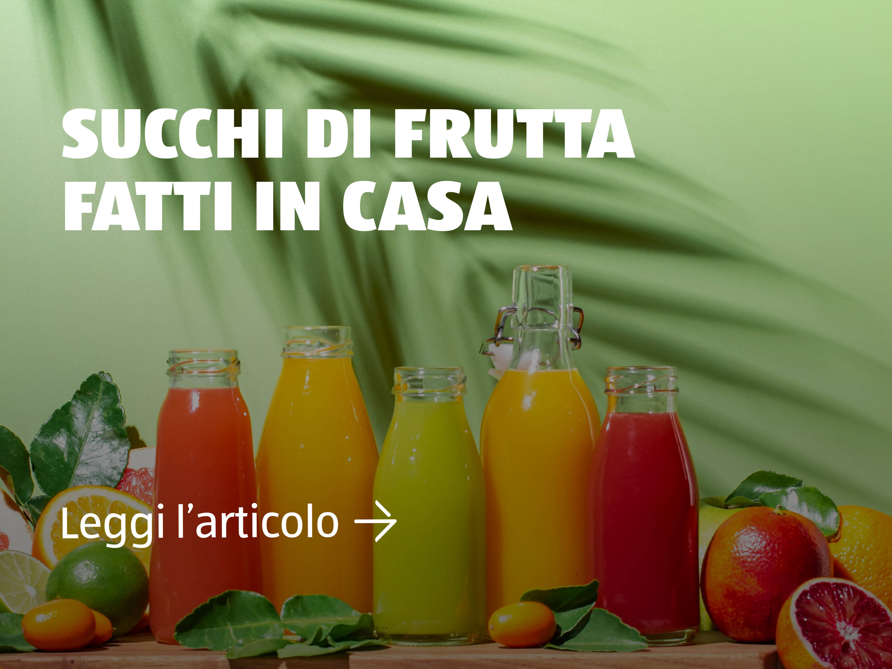 Succhi di frutta fatti in casa