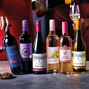 Red and white wines image