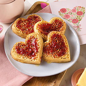 Heart Crumpets image