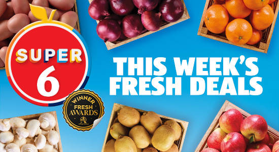Super 6 Fruit and veg offers image