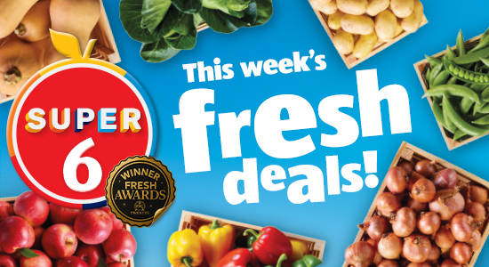 Super 6 Fruit and veg offers image