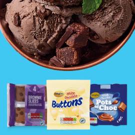 Double Chocolate & Brownie Ice cream image