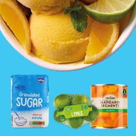 Orange & Lime Sorbet image
