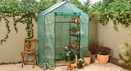 Walk in greenhouse image