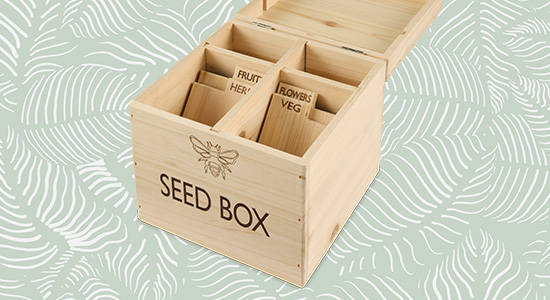 Wooden Seed Box
