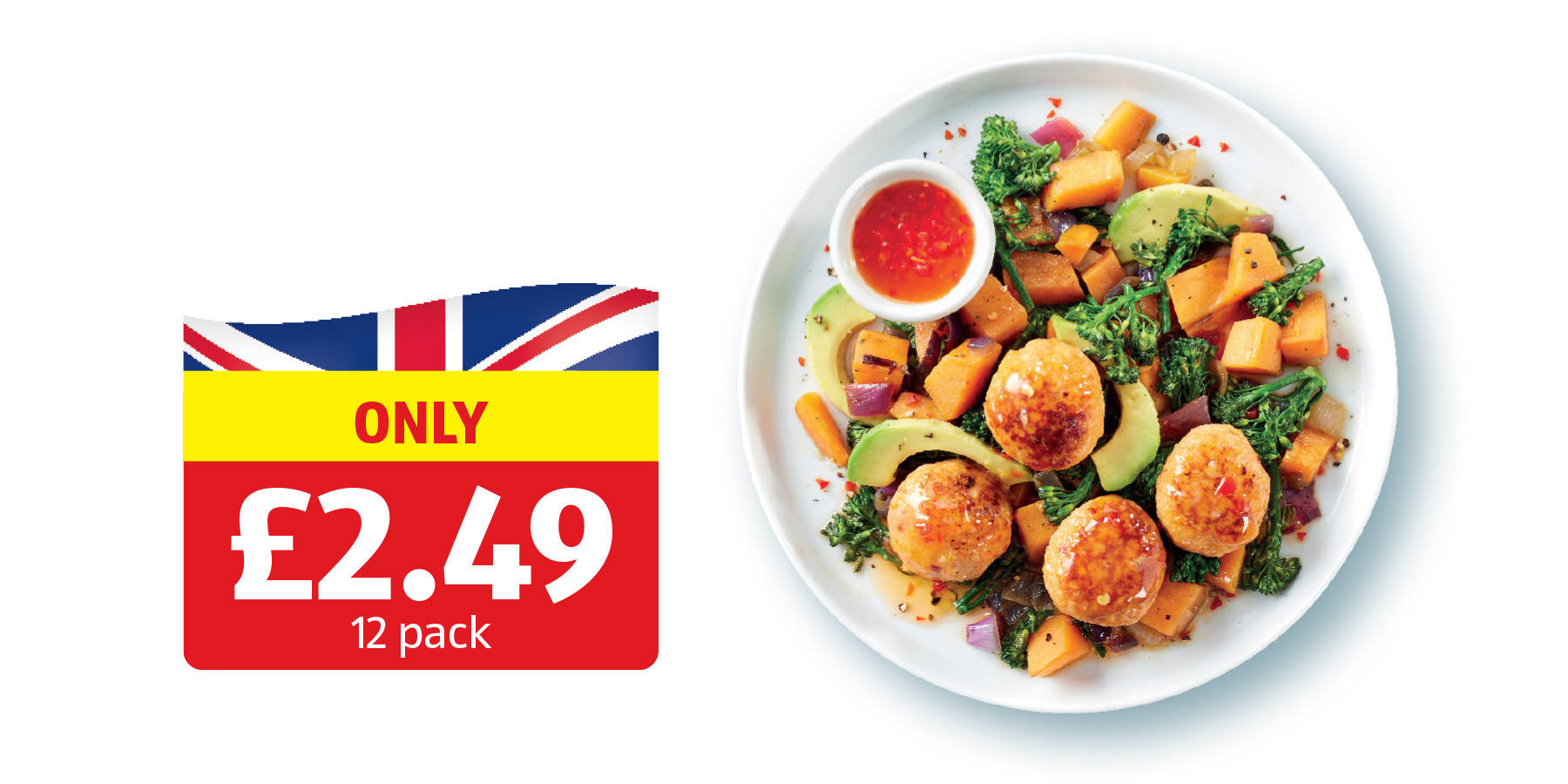 Image of Sweet Chilli Chicken Meatballs 12 Pack