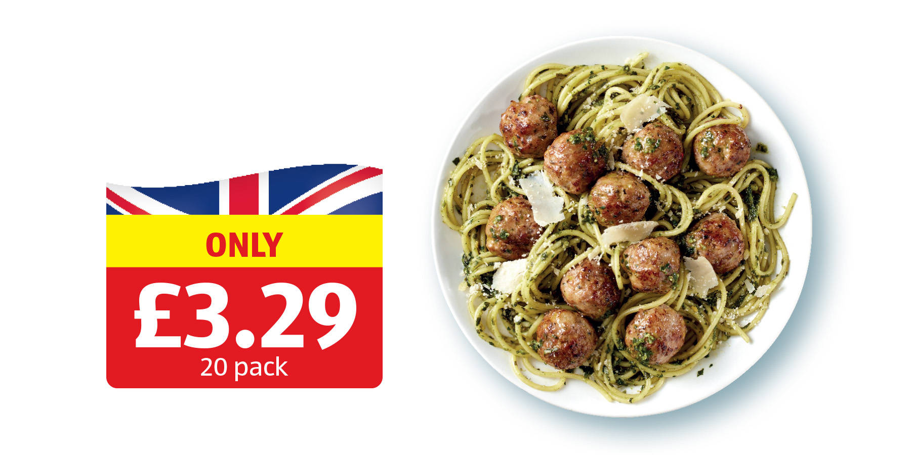 Image of Mini Italian-Style Beef & Pork Meatballs 20 Pack