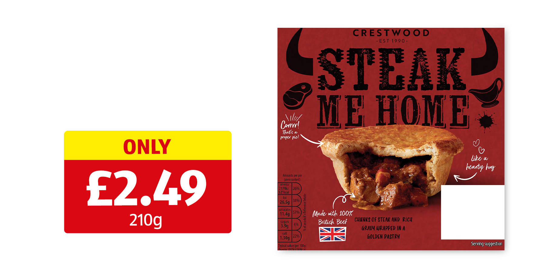 Image of Plain Steak Pie