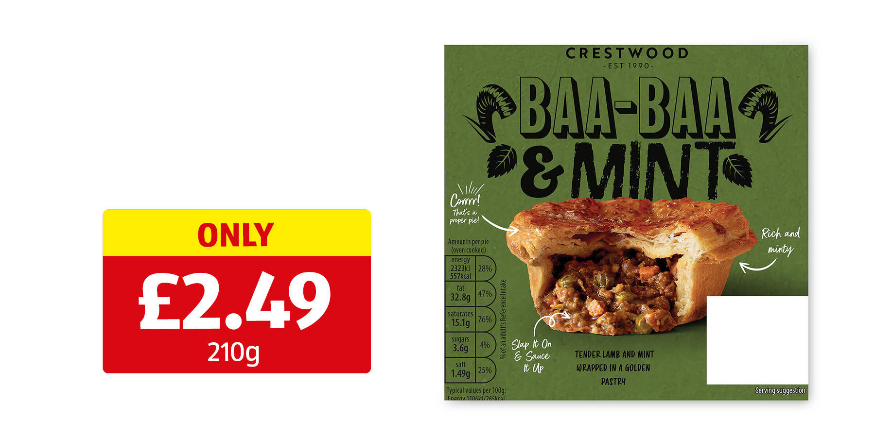 Image of Minted Lamb Pie