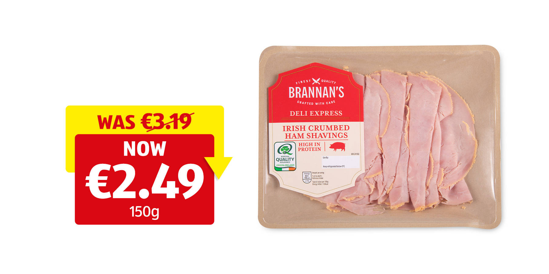 Image of Brannans Deli Express Crumbed Ham