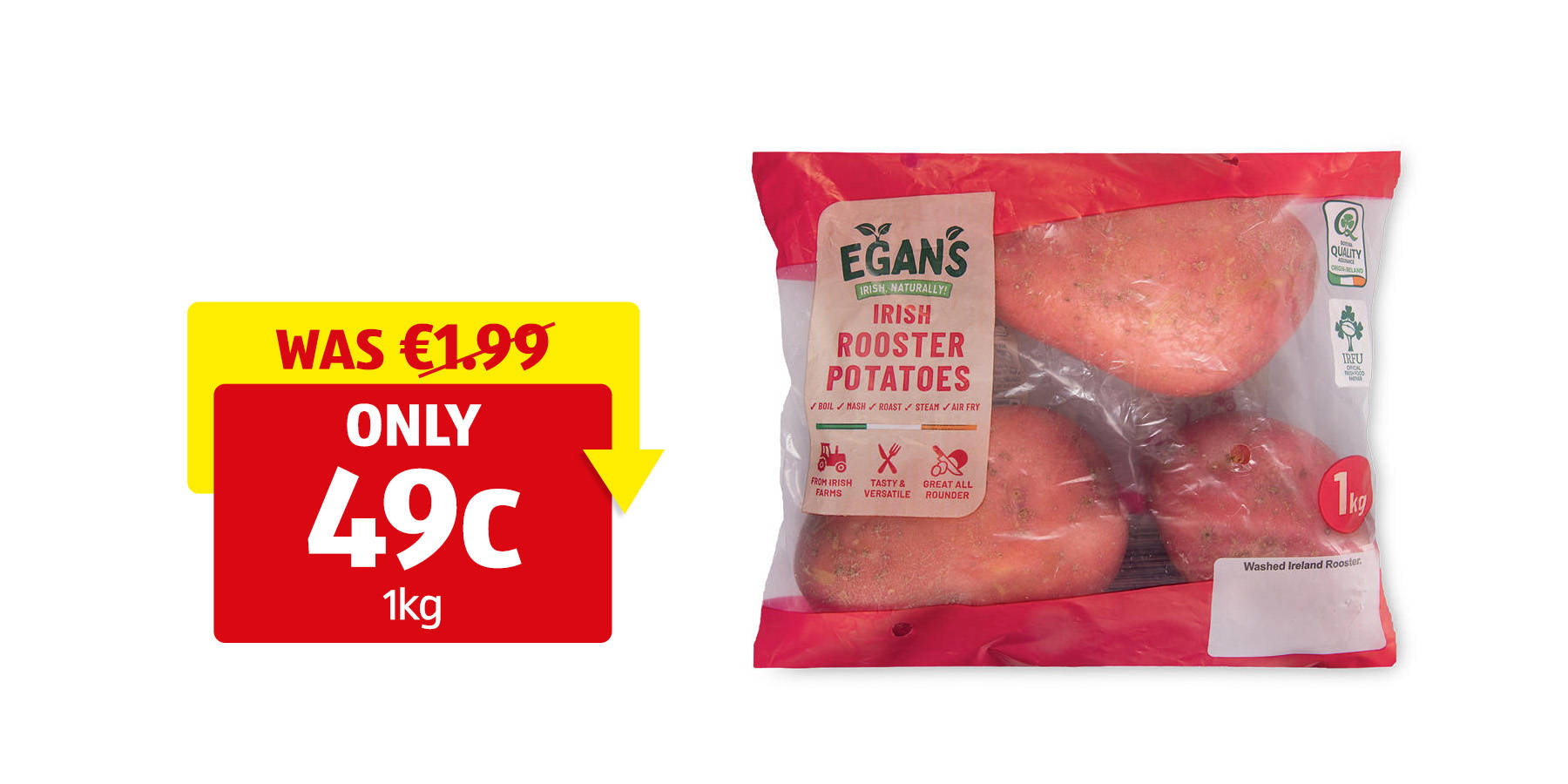 An image Rooster Potatoes