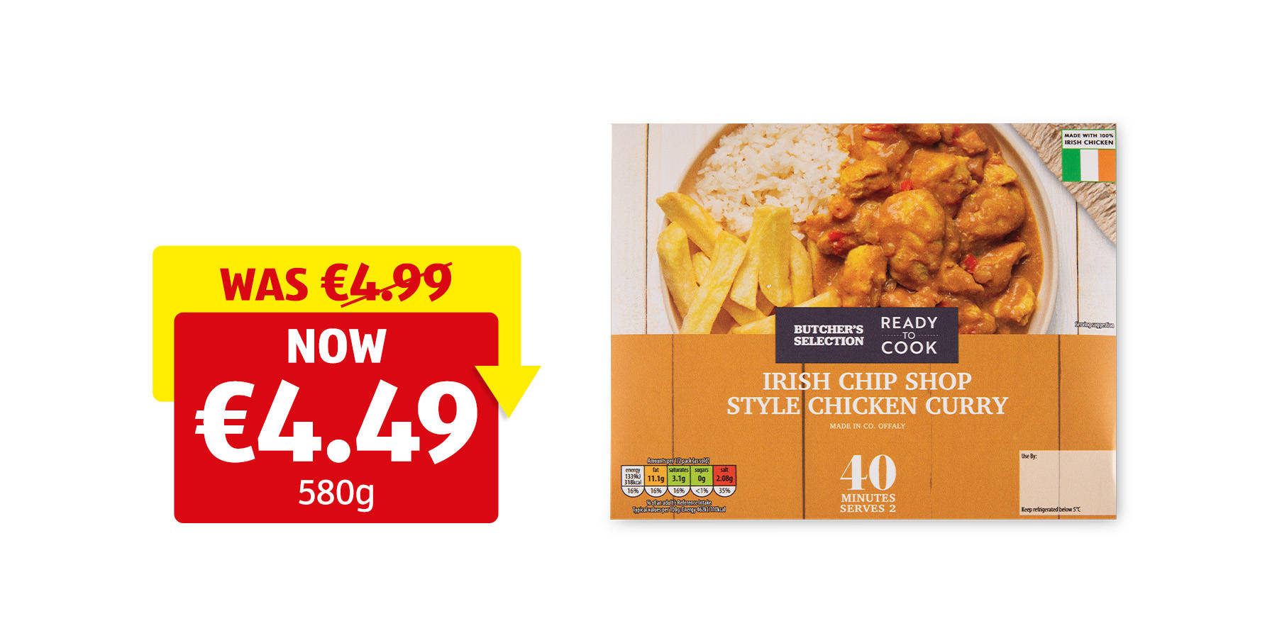 Image of Ready-to-Cook Chip Shop Chicken Curry