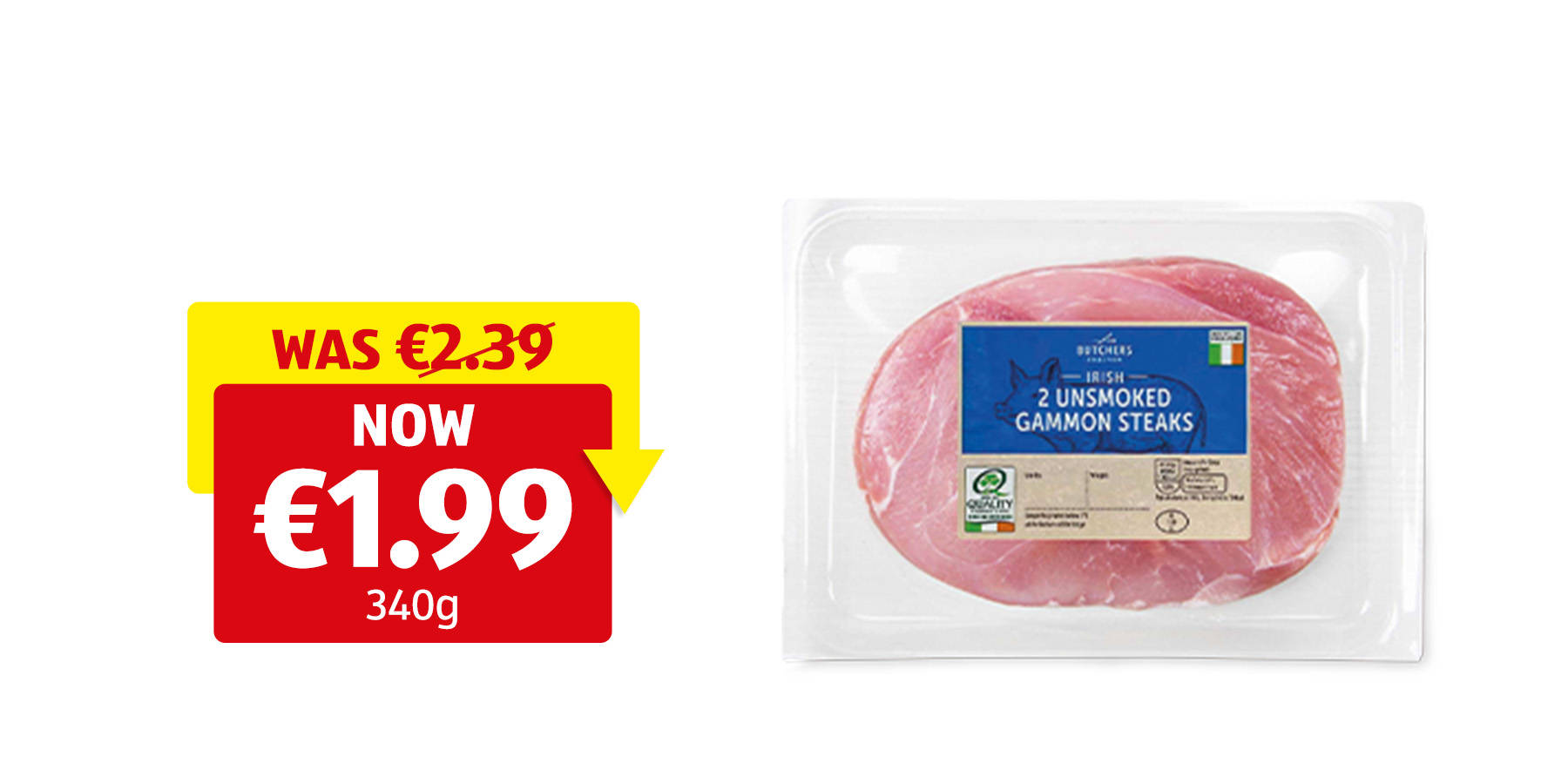 Image of Irish Gammon Steaks 340g