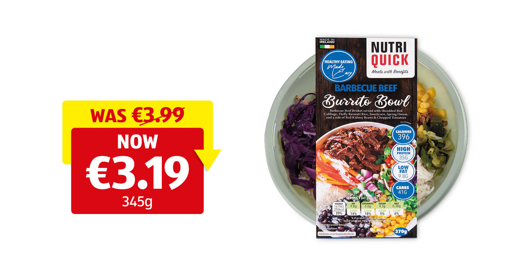 Image of Nutri Quick Burrito Bowls Beef Barbacoa