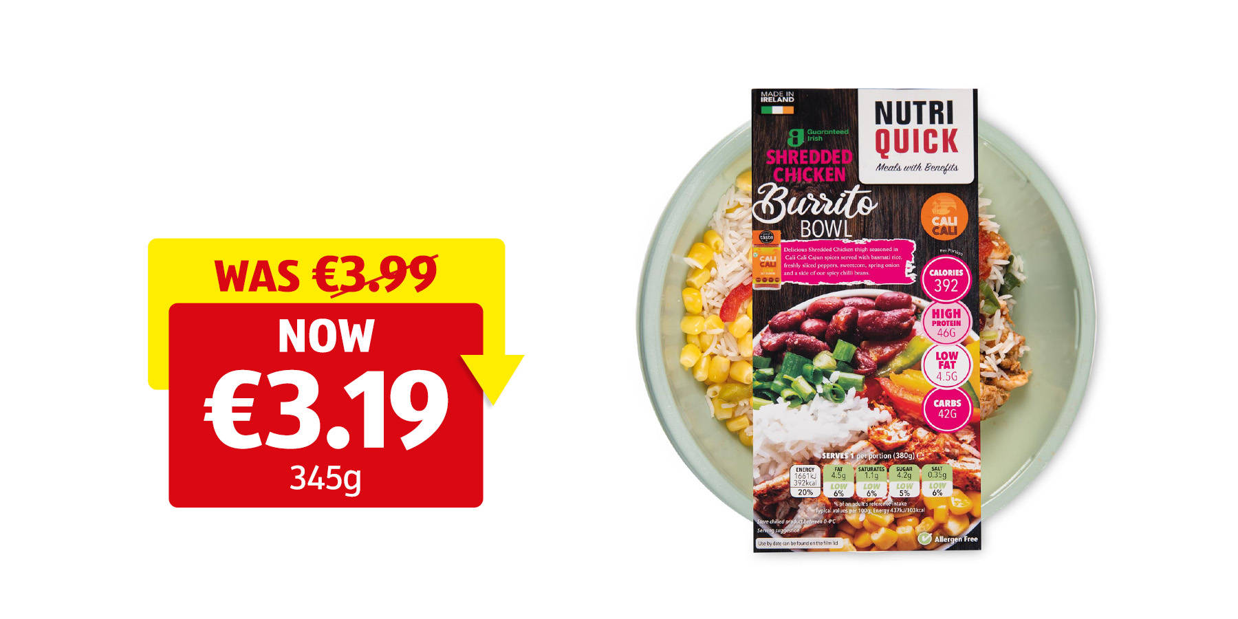 Image of Nutri Quick Burrito Bowls Shredded Chicken