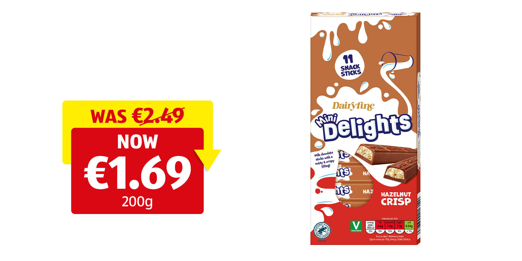 Image of Mini Delights Hazelnut Crisp