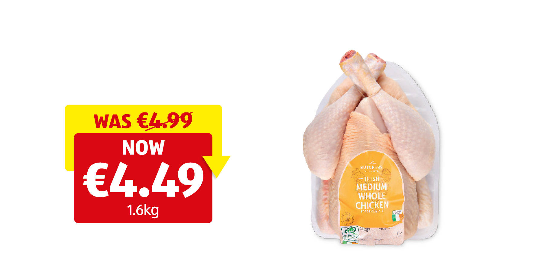 Image of Whole Medium Irish Chicken