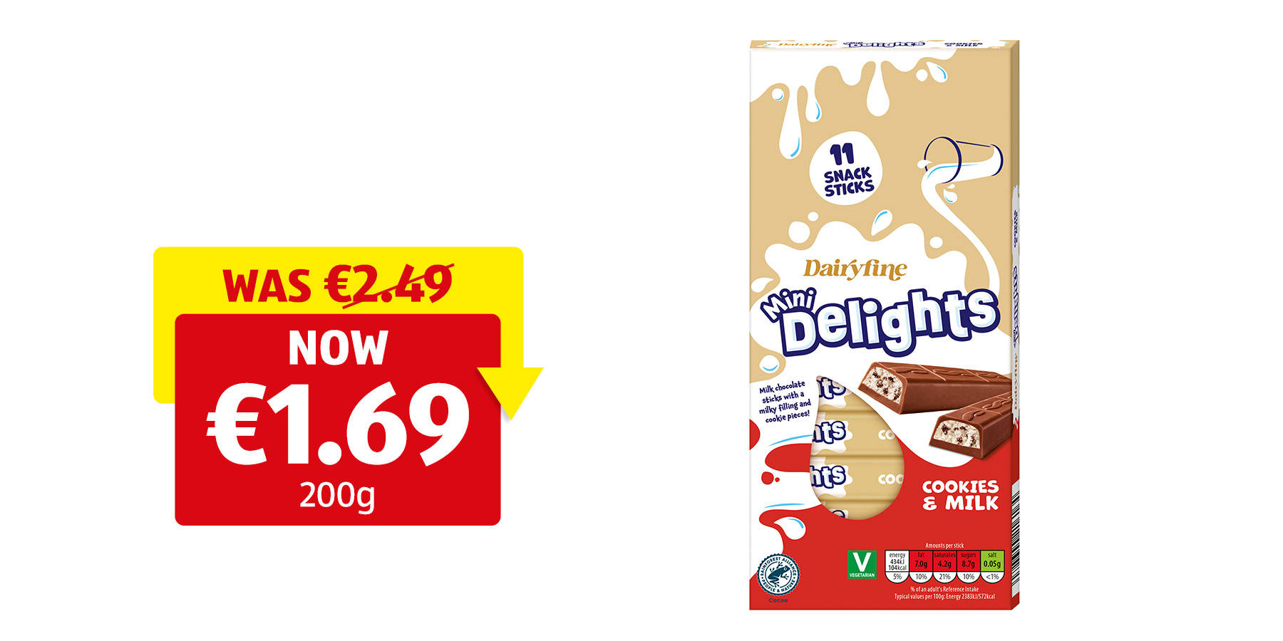 Image of Mini Delights Cookies & Milk