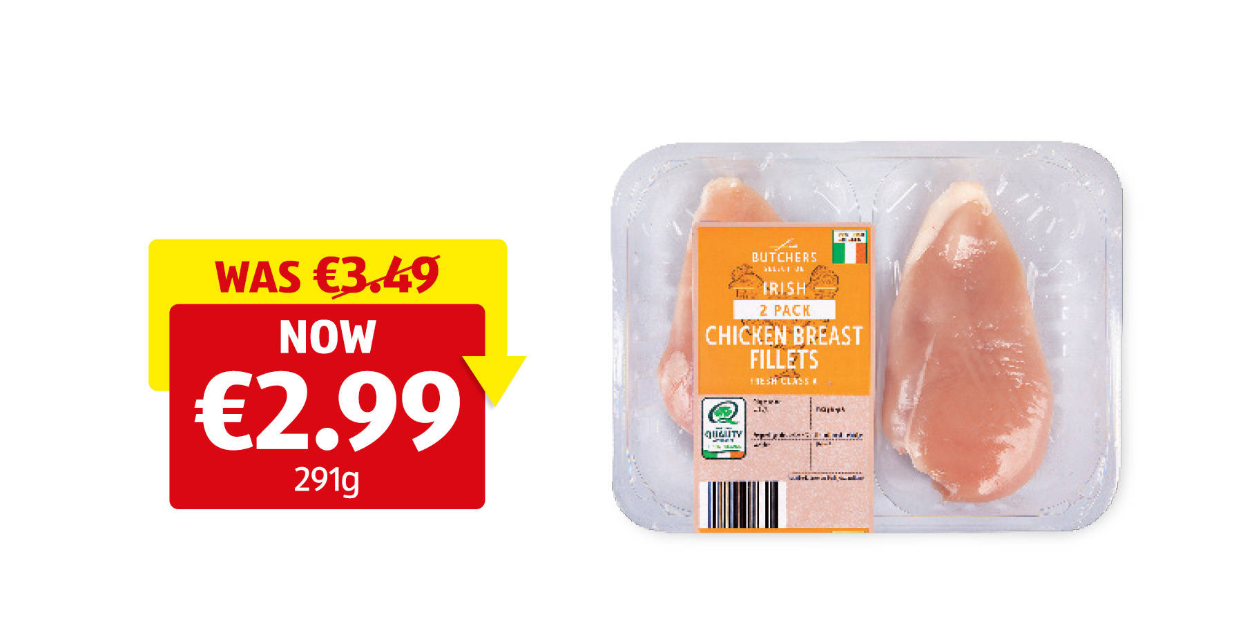 Image of Irish Chicken Breast Fillets 2 Pack