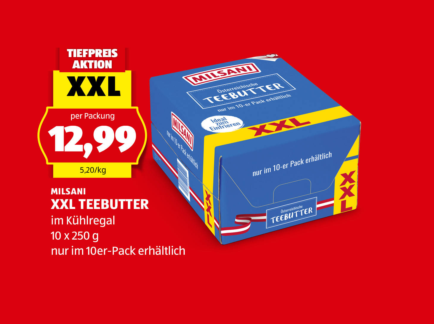 Milsani XXL Teebutter, € 12,99
