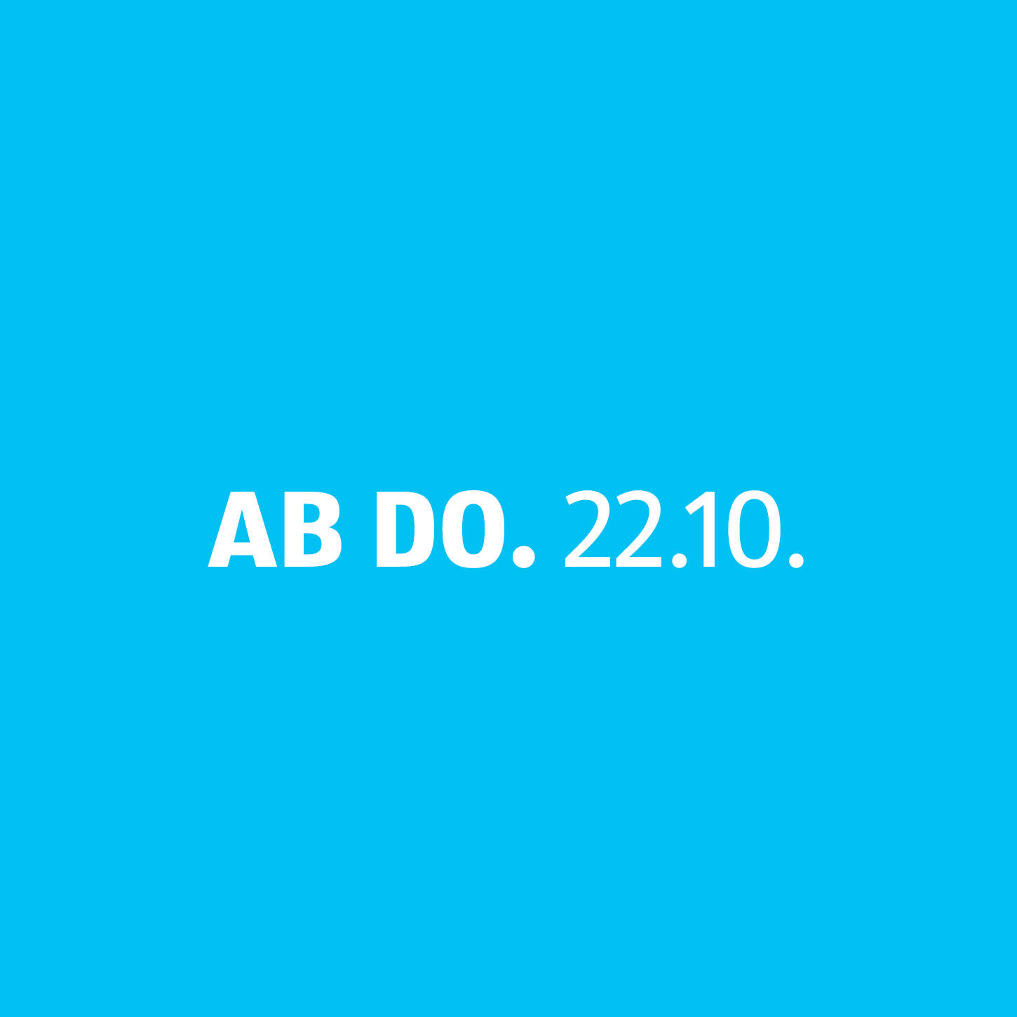 Werbetermin Donnerstag