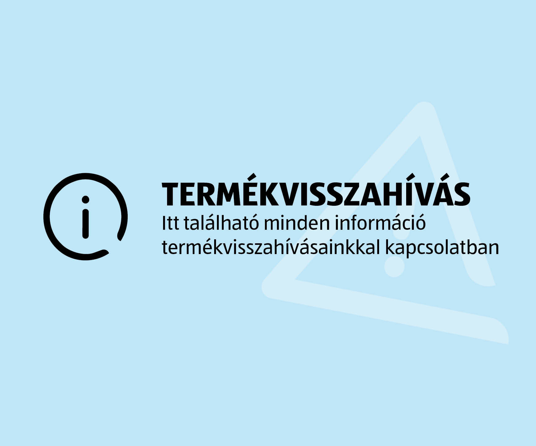 Termékvisszahívás