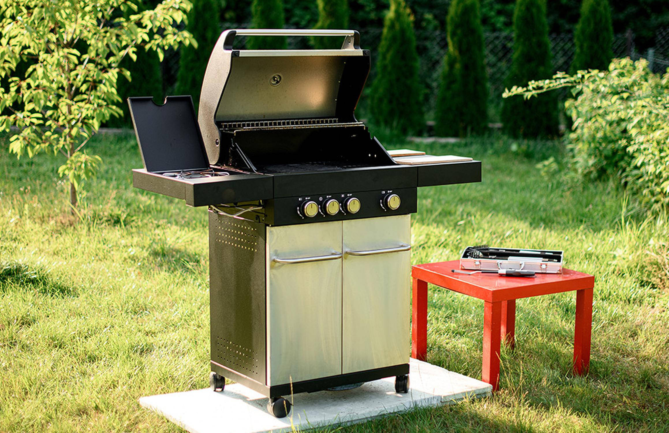 Barbecue a gas