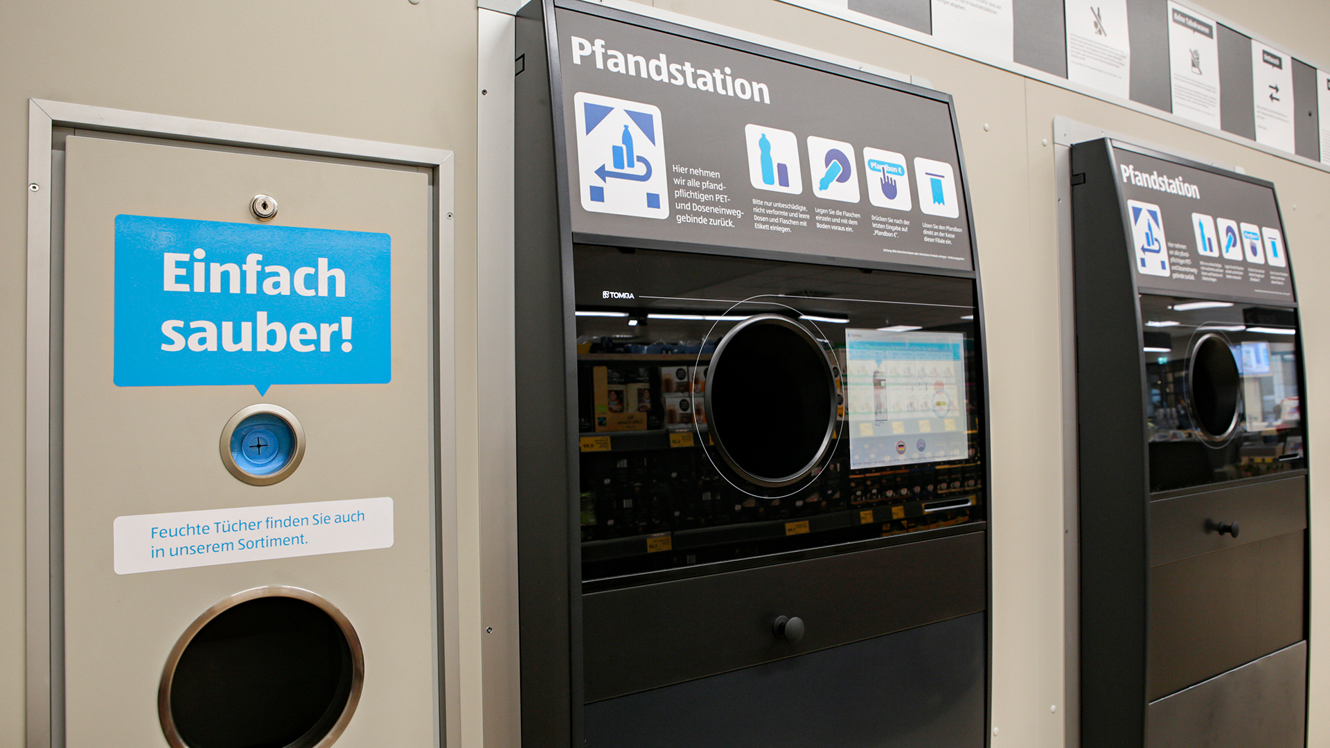 ALDI SÜD Pfandautomat.