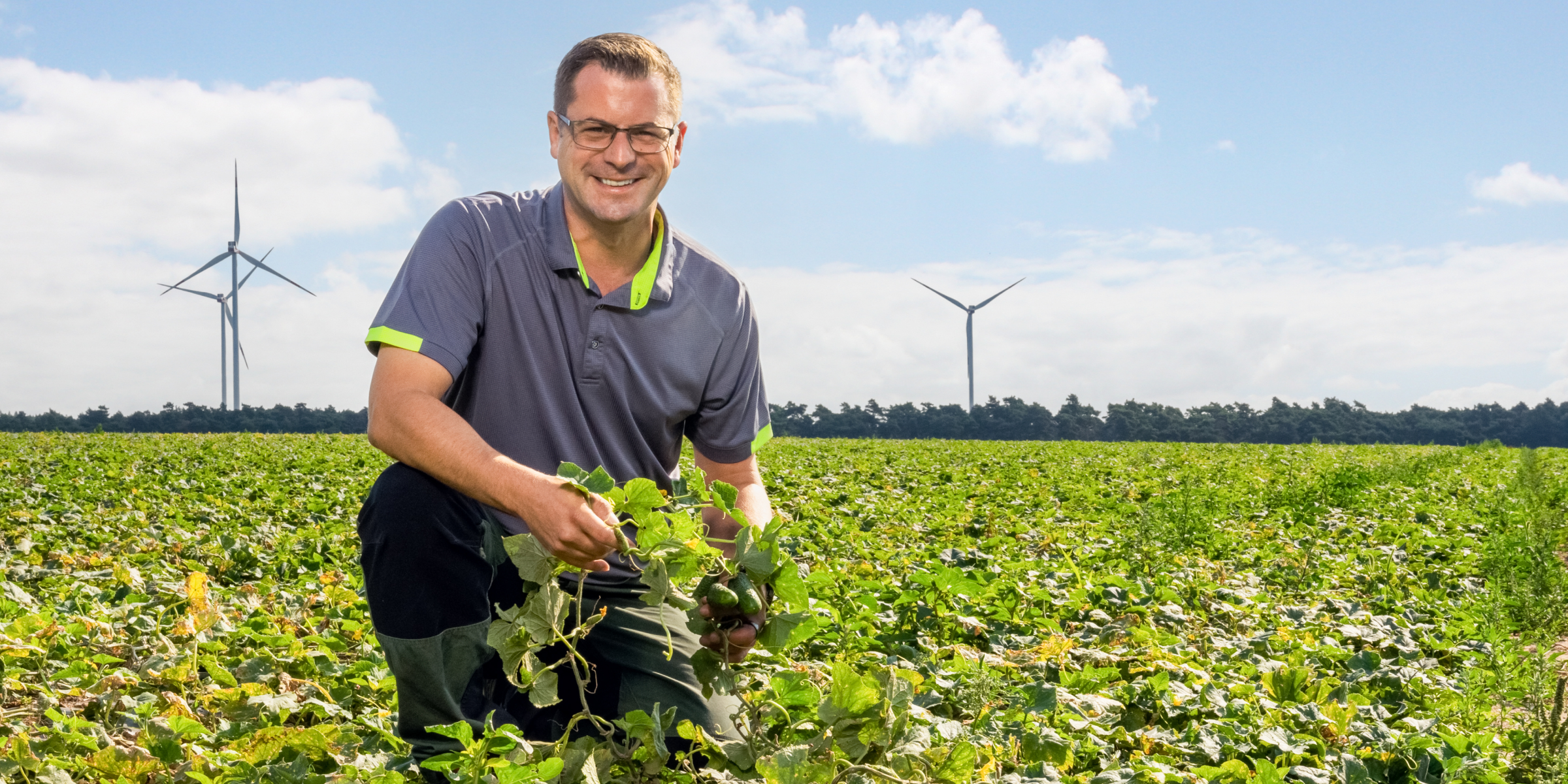 Naturland-Landwirt Herr Frehn vom Biohof Schöneiche.