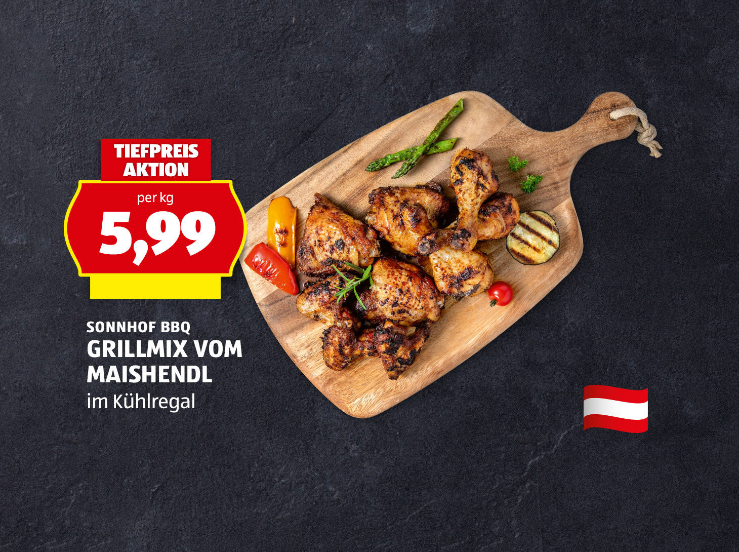 Sonnhof BBQ Grillmix vom Maishendl, € 5,99