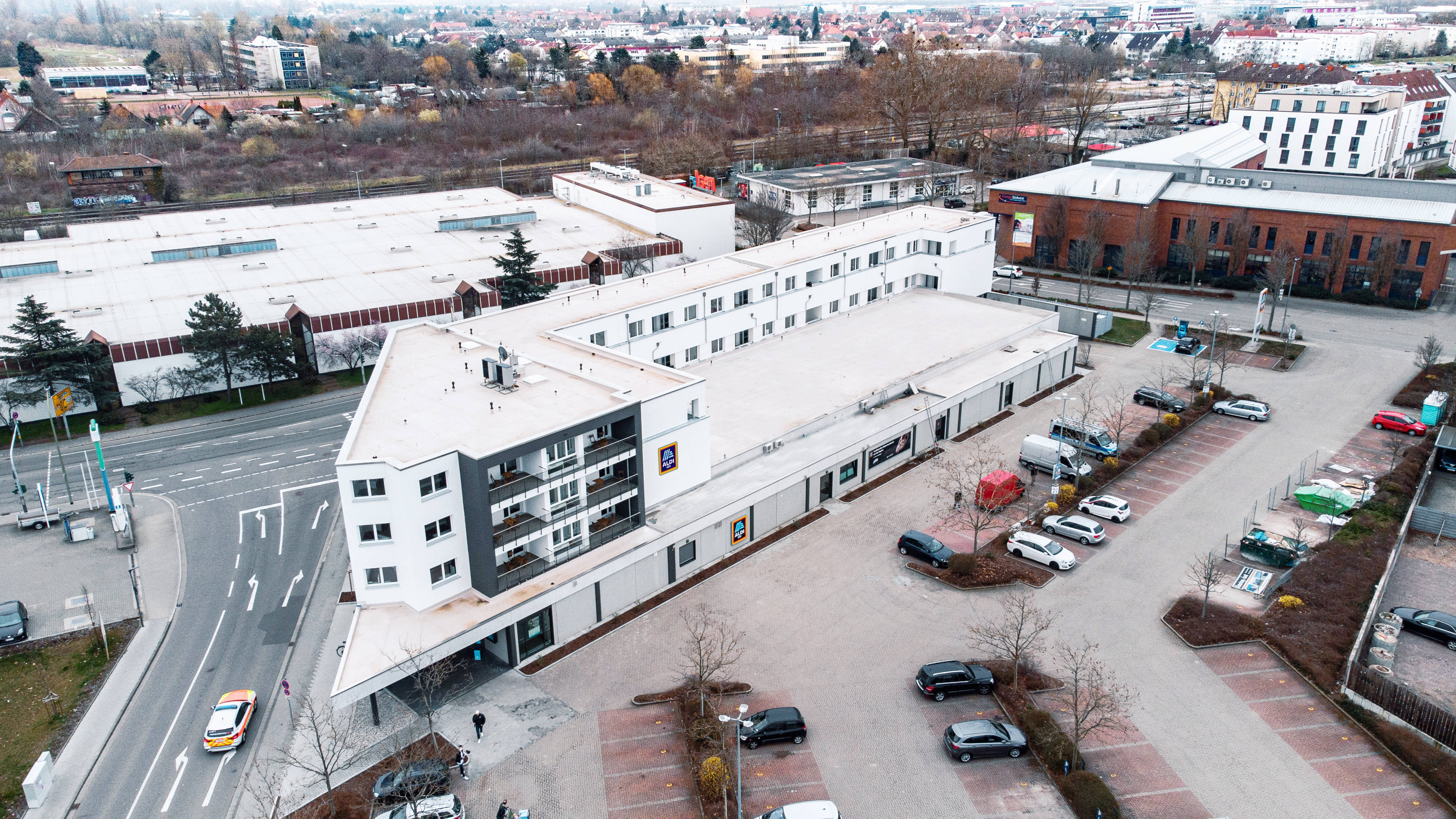 Ansicht des Studierendenwohnheims in Landau in der Pfalz, Maximilianstraße