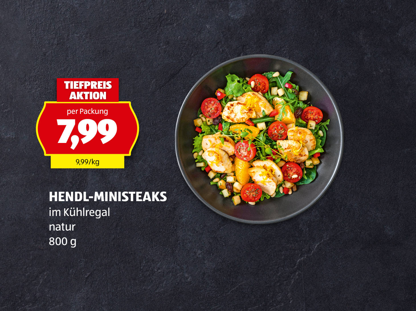 Hendl-Ministeaks, € 7,99