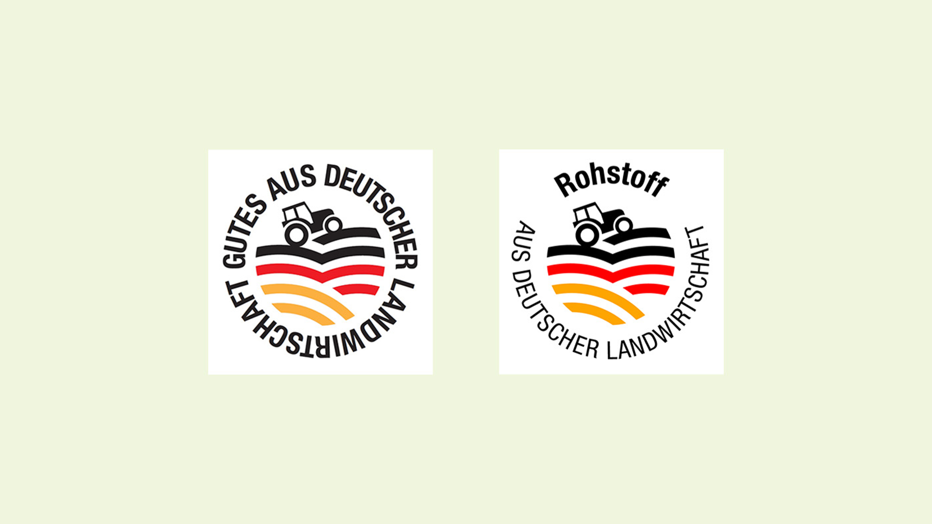 Zeichenfamilie "Herkunftszeichen Deutschland".