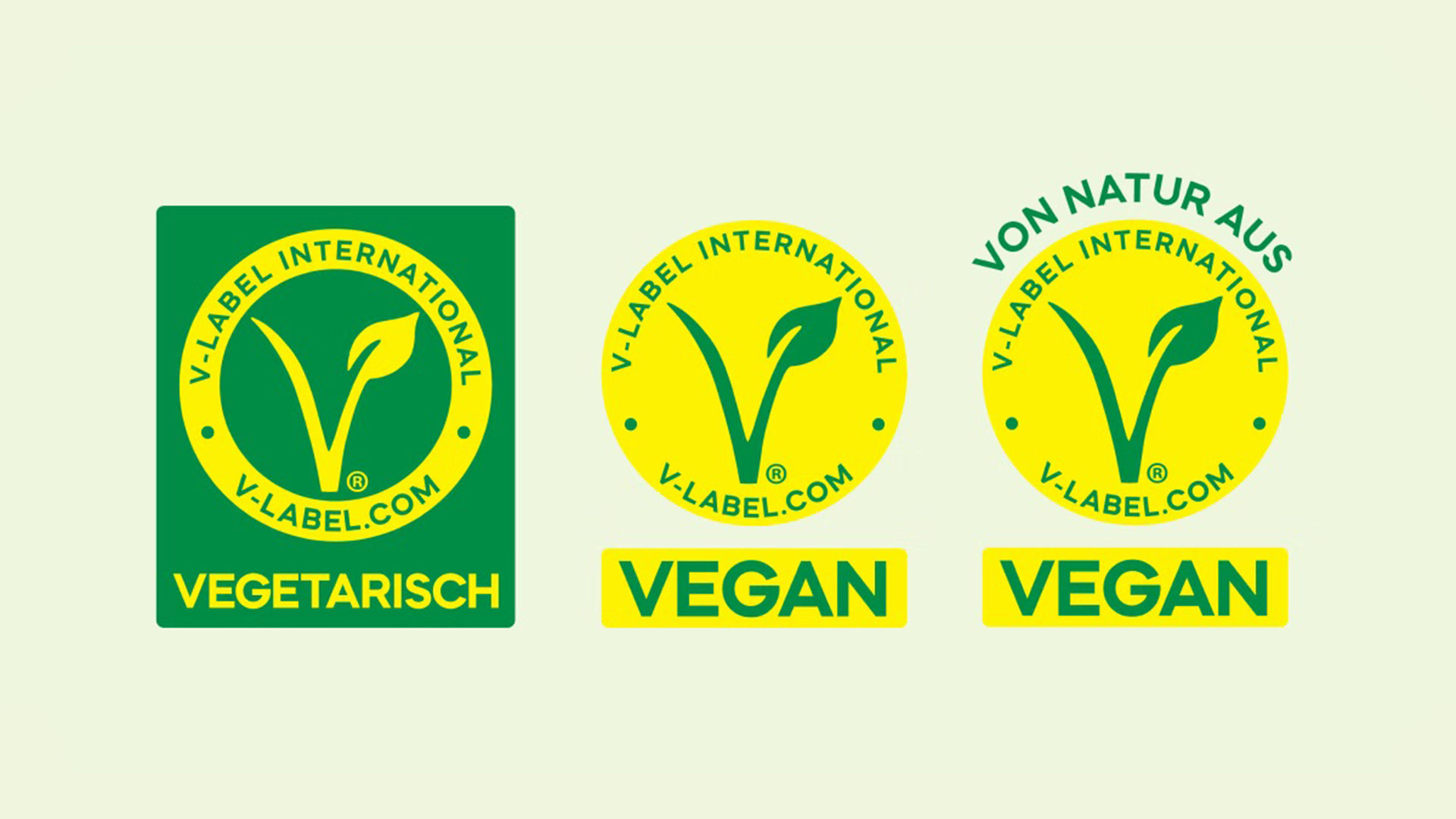 Logo des Produktsiegels V-Label