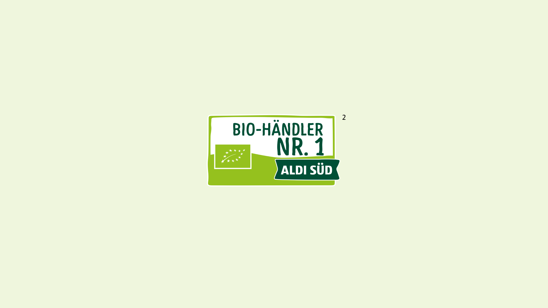 Label Bio-Händler Nr. 1 ALDI SÜD